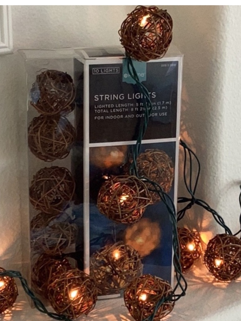 Indoor/outdoor string lights